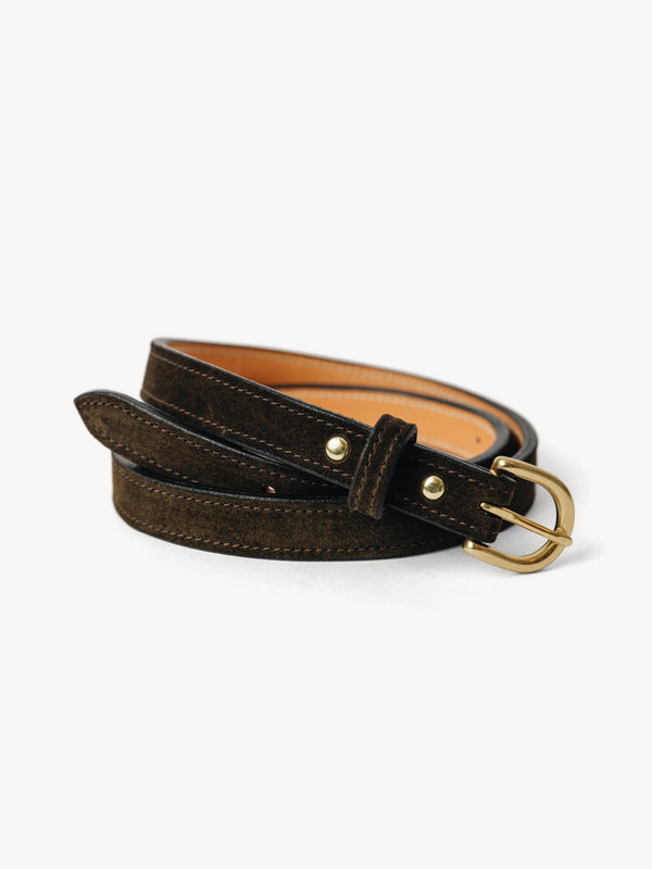 Suede Slim Ladies Belt