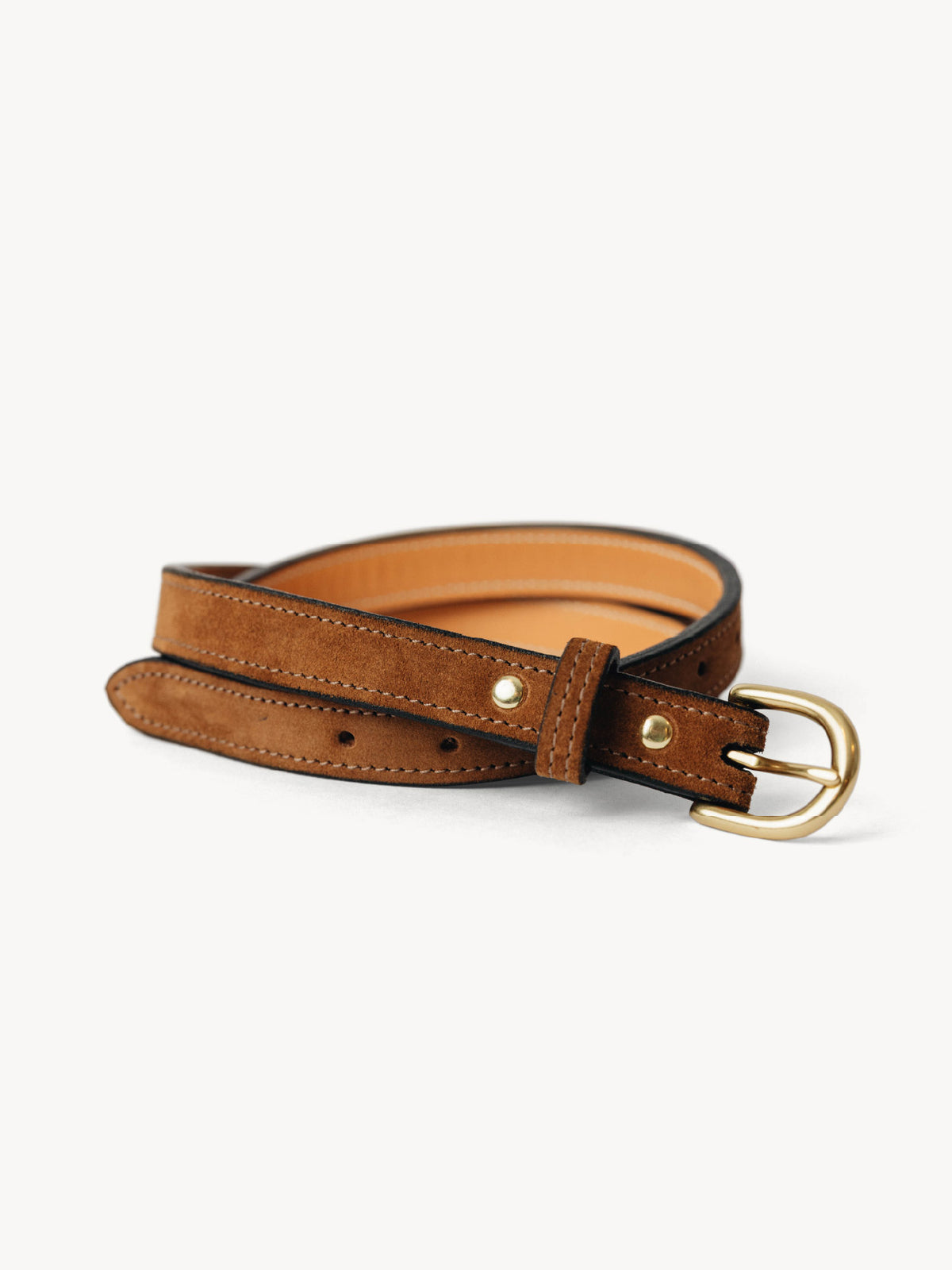 Suede Slim Ladies Belt