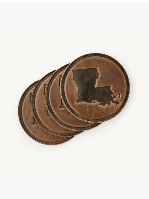 Louisiana Circle Coasters