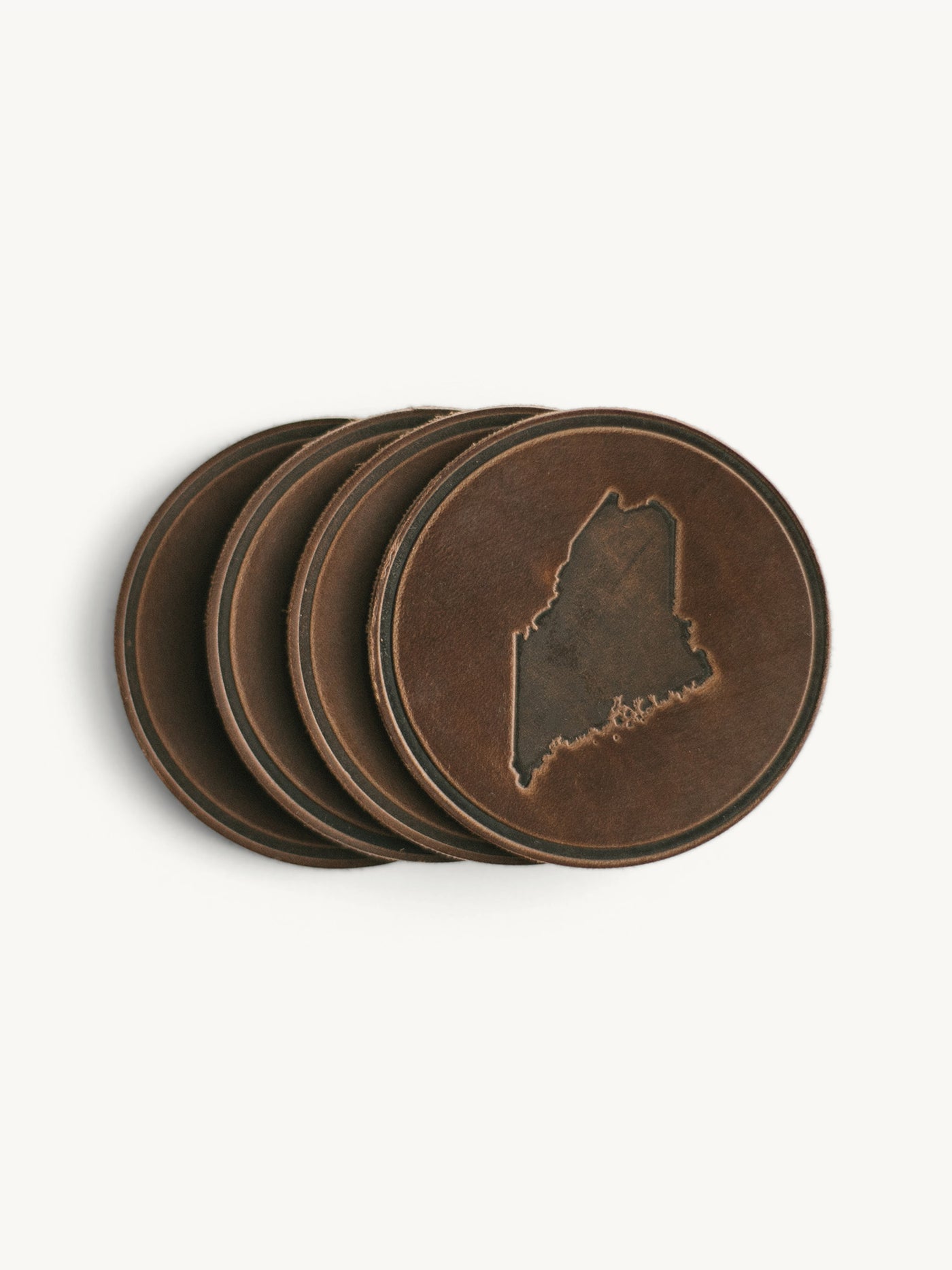 Maine Circle Coasters
