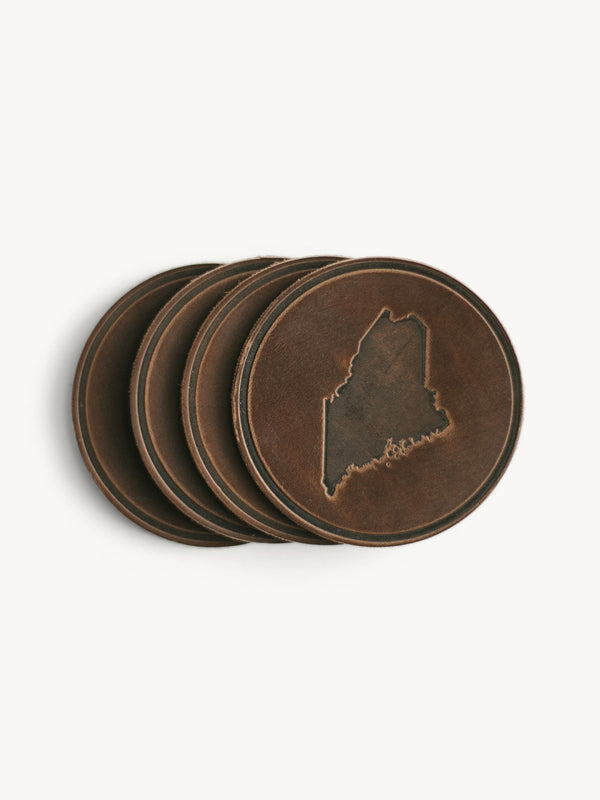 Maine Circle Coasters
