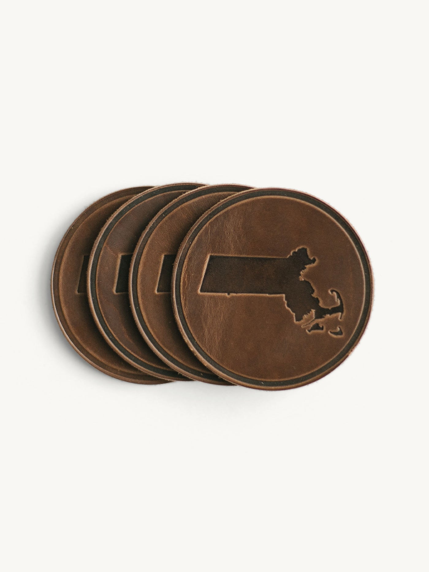 Massachusetts Circle Coasters