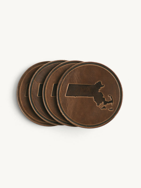Massachusetts Circle Coasters