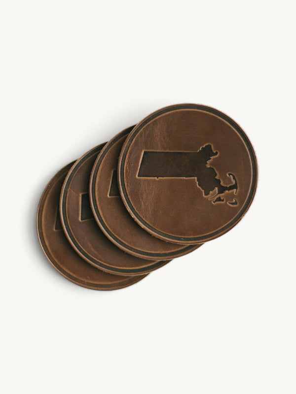 Massachusetts Circle Coasters