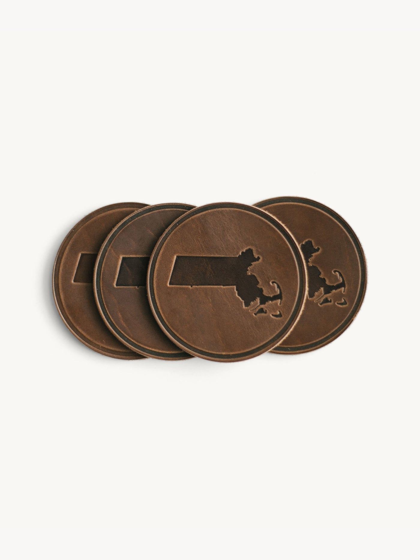 Massachusetts Circle Coasters