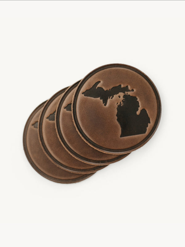 Michigan Circle Coasters