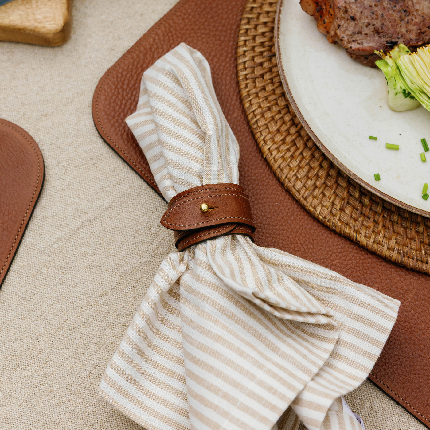 Leather Napkin Rings