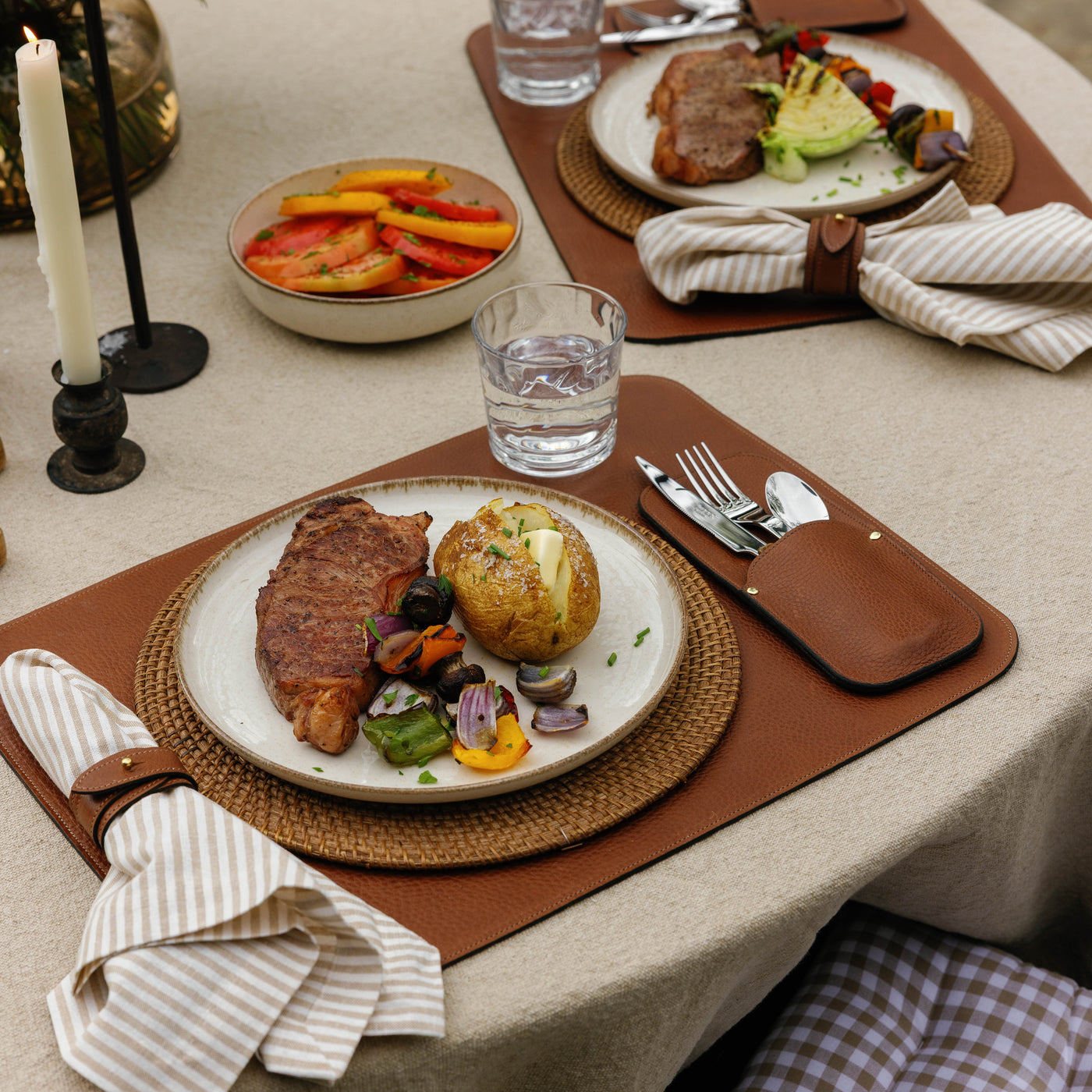 Leather Napkin Rings