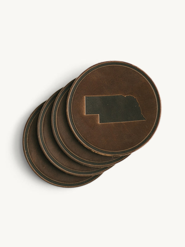 Nebraska Circle Coasters