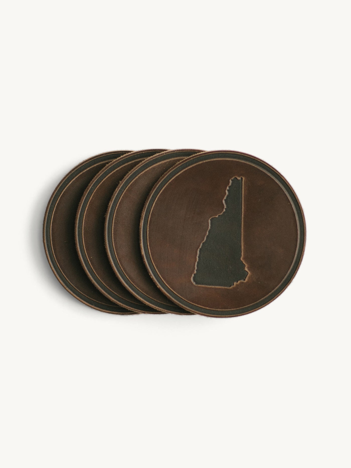 New Hampshire Circle Coasters