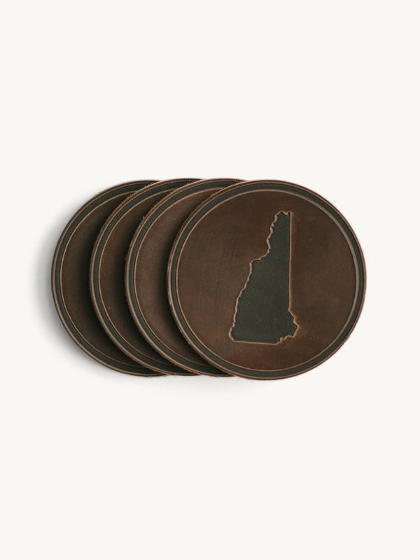 New Hampshire Circle Coasters