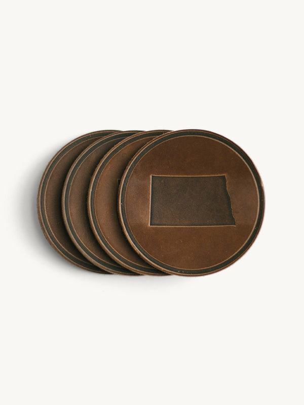 North Dakota Circle Coasters
