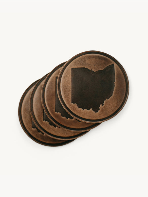 Ohio Circle Coasters