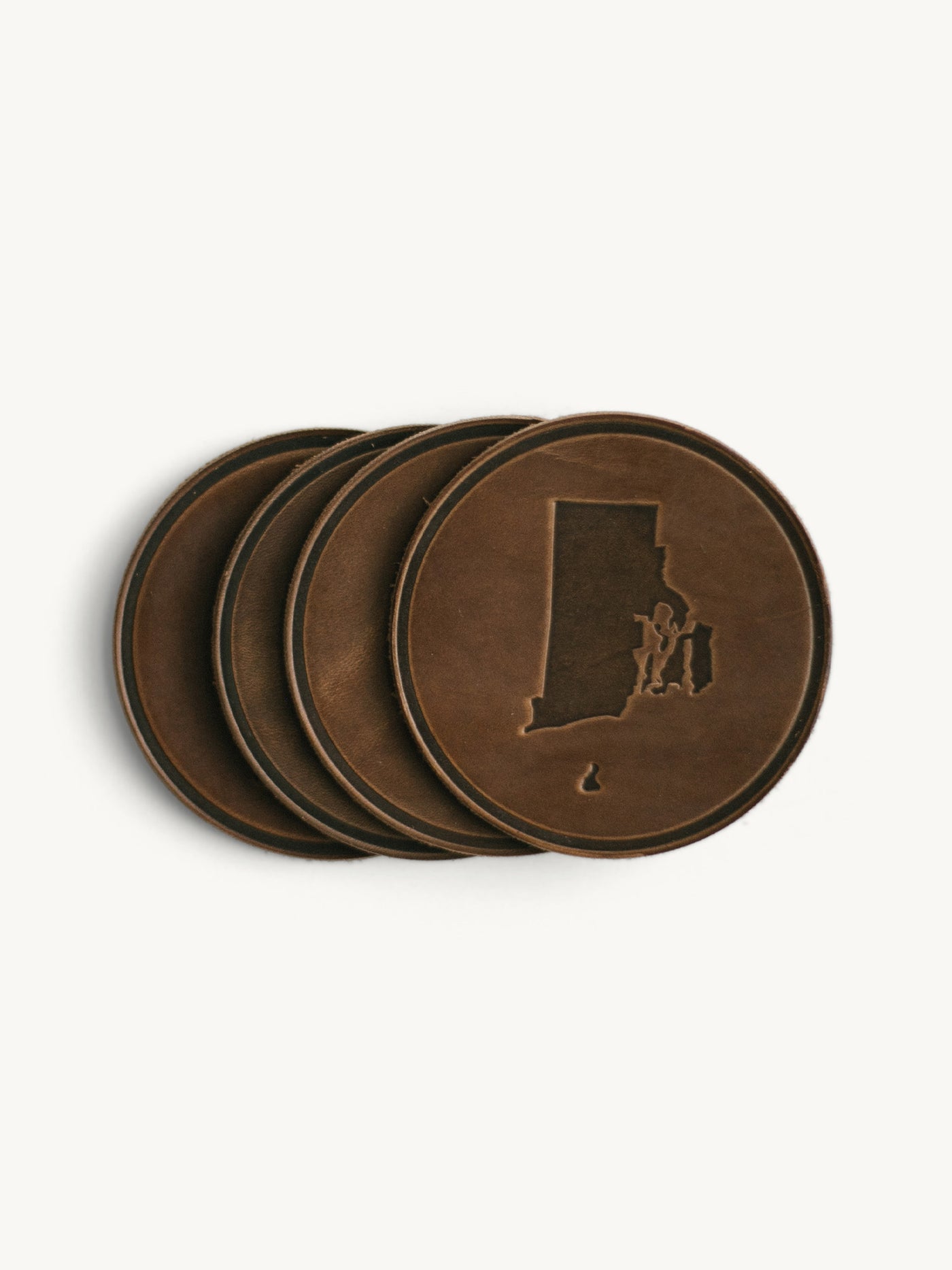 Rhode Island Circle Coasters