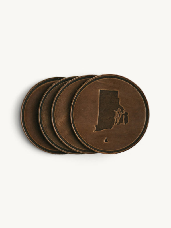 Rhode Island Circle Coasters