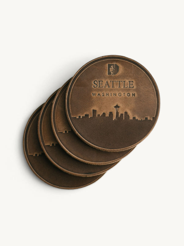Seattle Skyline Coasters