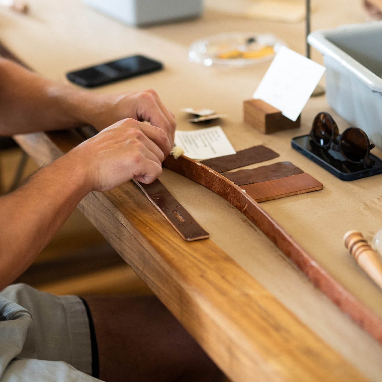 Valentine’s Day Belt Making Workshop