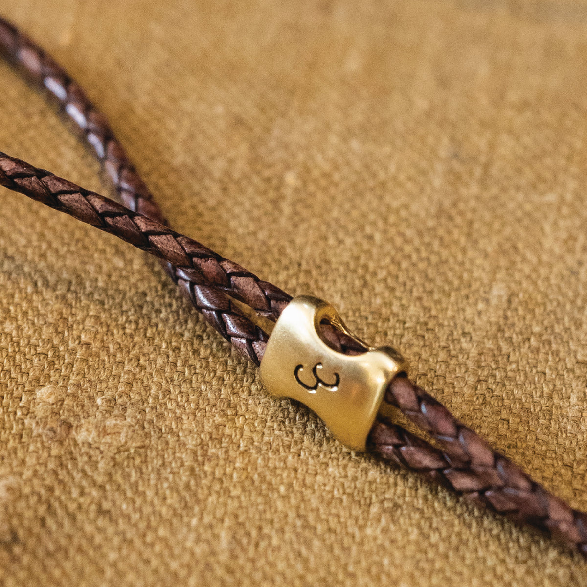 Braided Leather Sunglass Strap
