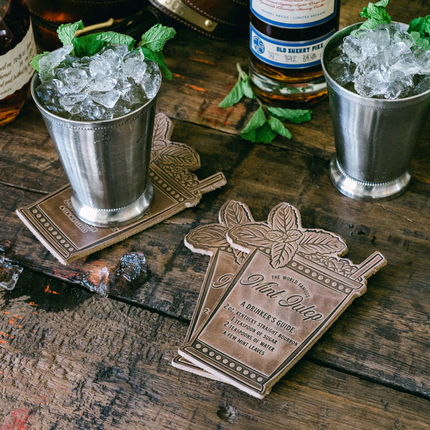 Mint Julep Coasters