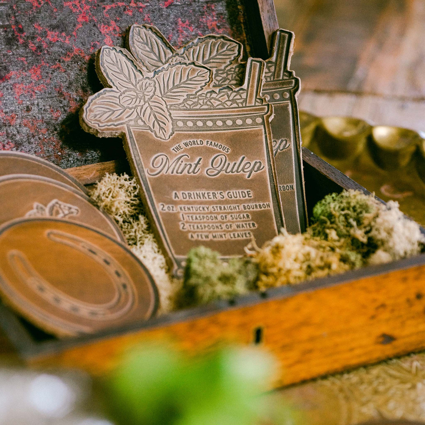 Mint Julep Coasters