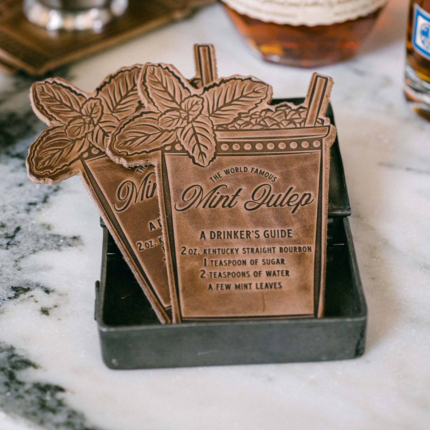 Mint Julep Coasters