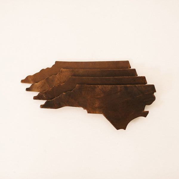 North Carolina Cut Out Coaster